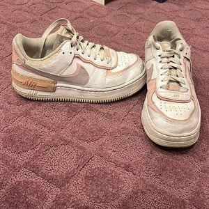 Nike Air Force 1 Low Shadow Pink sneakers size 6.5